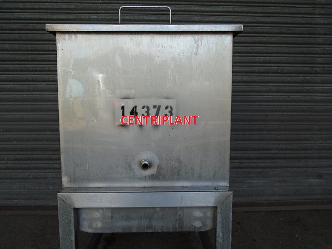 Litre Stainless Steel Square Open Top Tank Centriplant