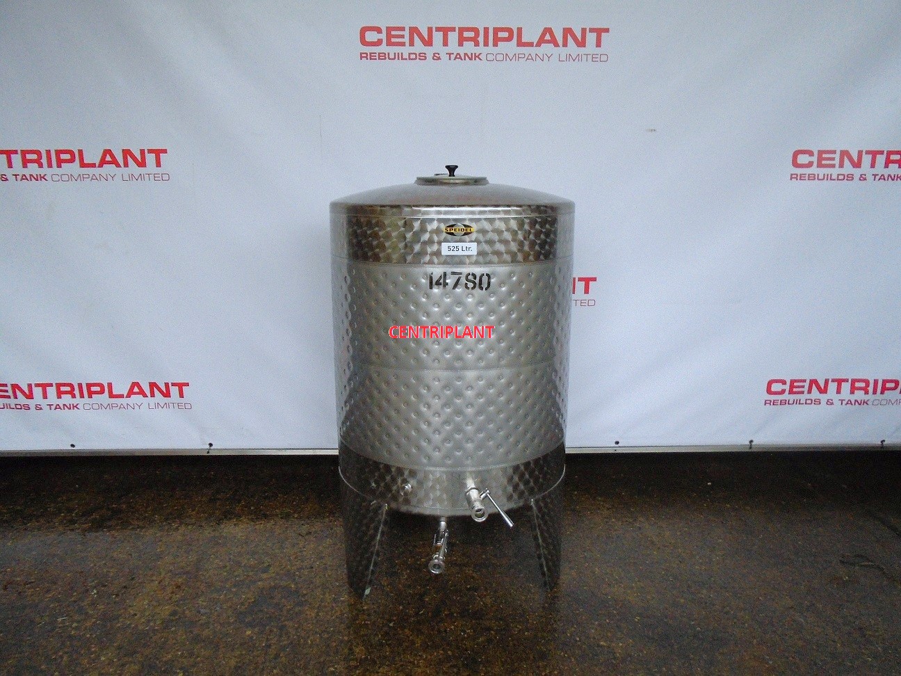 14780 - 525 LITRE STAINLESS STEEL CHILLED JACKETED TANKS